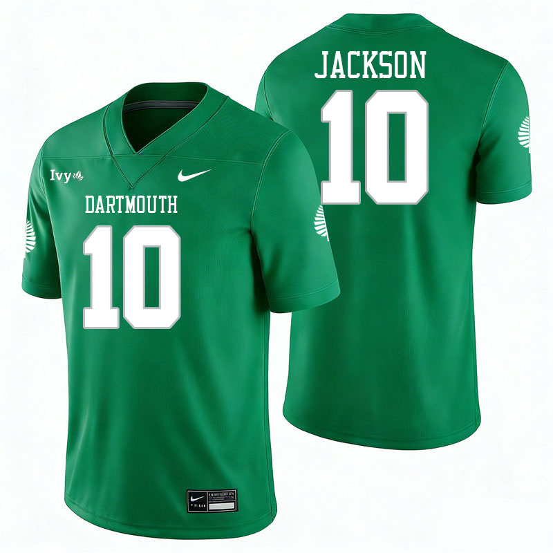 Dartmouth Big Green #10 Desmin Jackson College Football Jerseys,Uniforms Stitched-Green